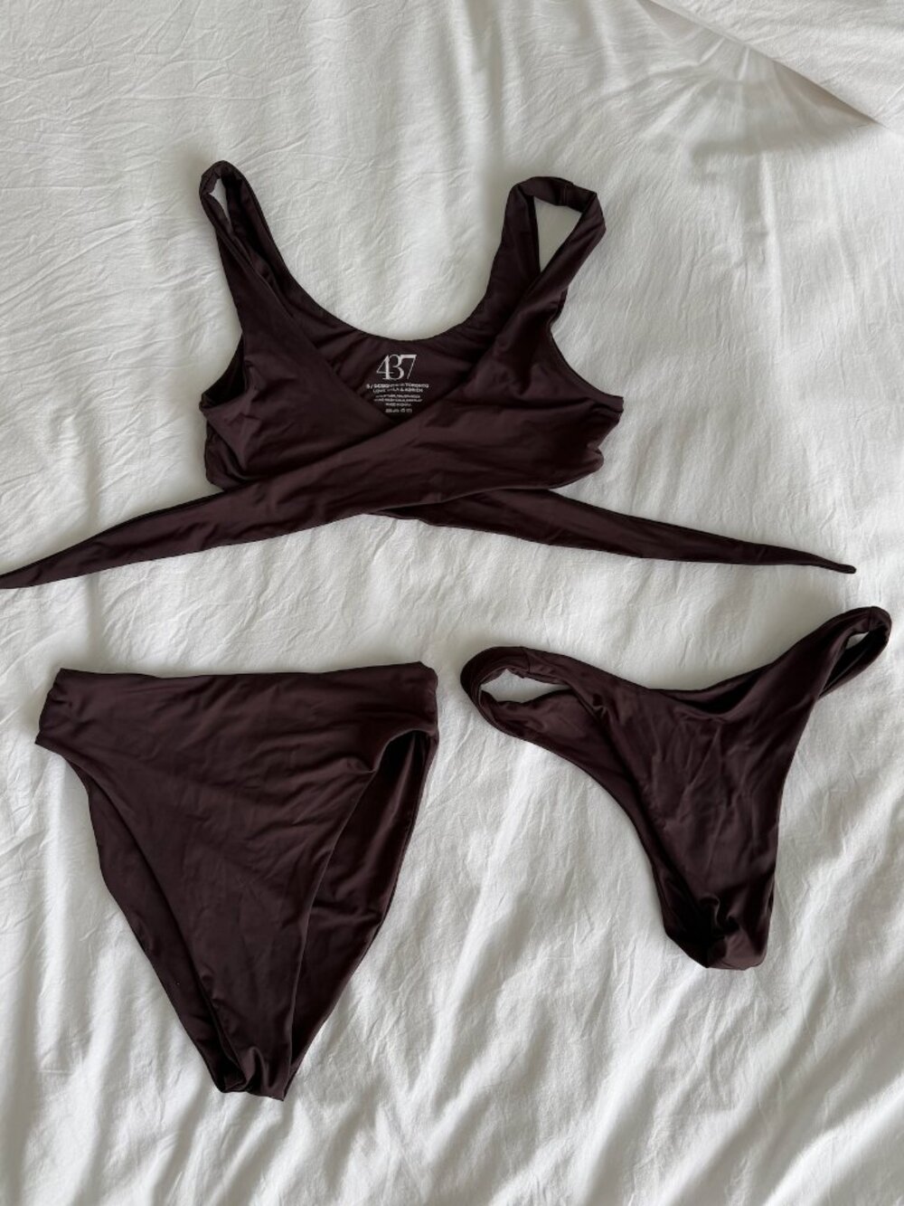 437 Audrey Bikini Bottoms Espresso